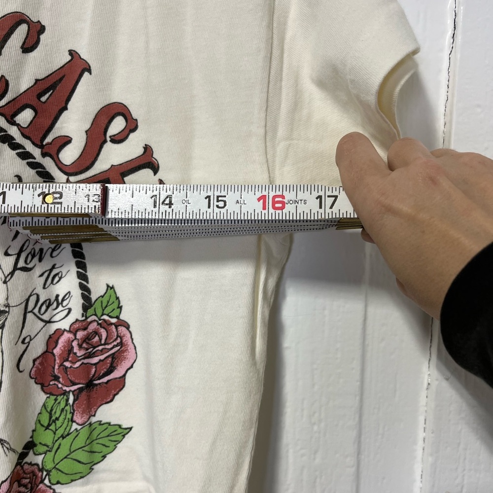 Daydreamer Love to Rose Johnny Cash in stone vintage tshirt size xs - Picture 7 of 7